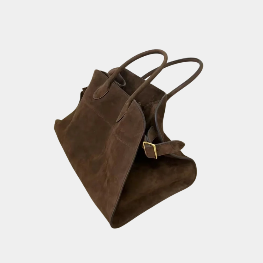Vegan Suede Handbag Spacious