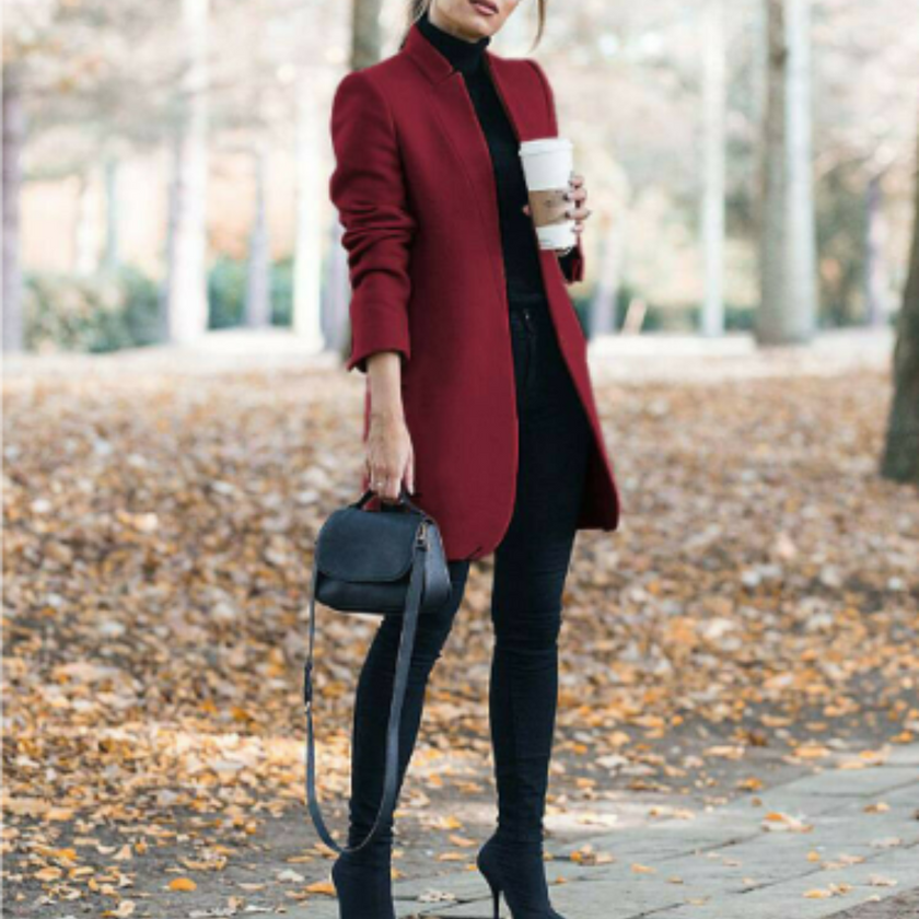 Classic Winter Coat Elegant Design - 6