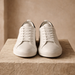 FJØRNA men's leather trainers shoes with stylish design and comfortable fit, shown on a clean white background.