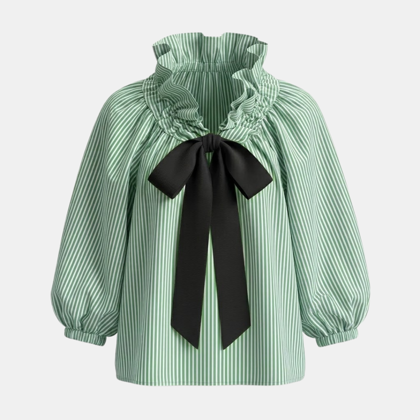 FJØRNA oversized long sleeve top for women, relaxed fit, soft fabric, in a neutral color, casual style for everyday wear.