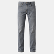Men’s slim fit grey wash jeans by FJØRNA, casual pants with a modern fit and classic denim design.