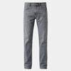 Men’s slim fit grey wash jeans by FJØRNA, casual pants with a modern fit and classic denim design.