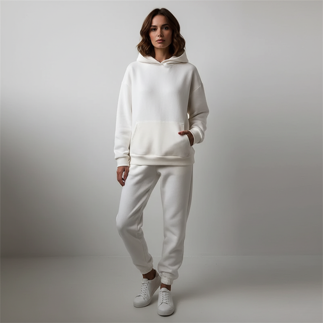 Casual Hoodie And Jogger Set
