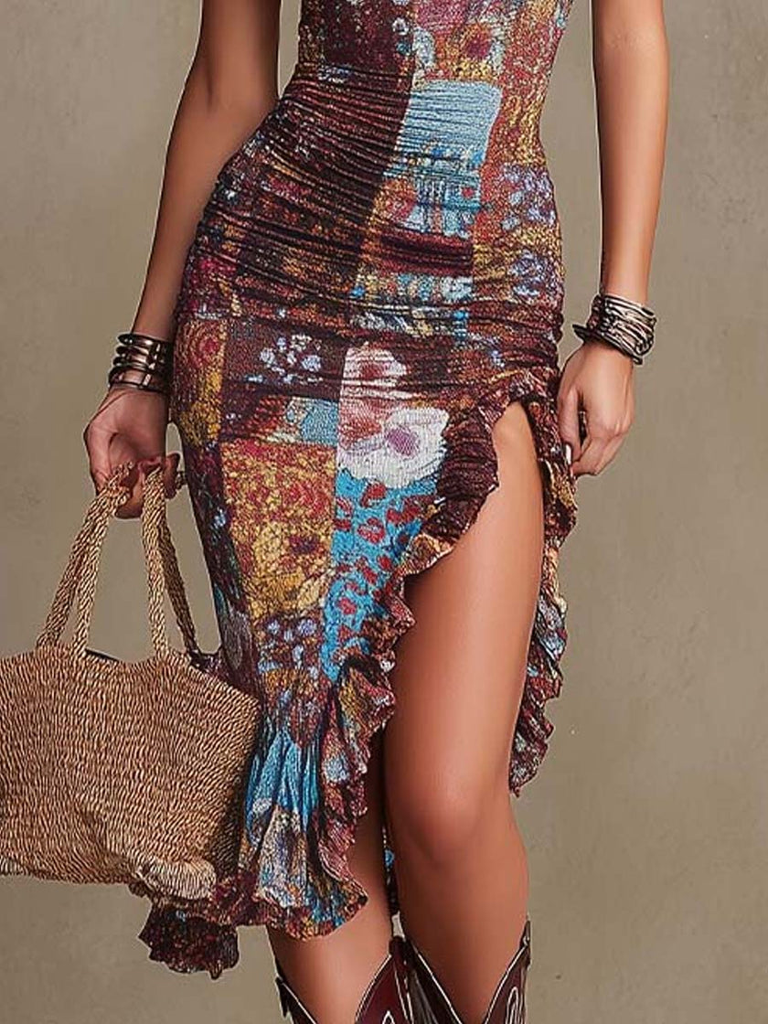 Floral Midi Dress | Casual Dress