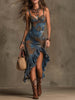 Ruched Midi Dress Print For Women