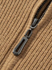 Men’s Knitted Long Sleeve Zipper Sweater