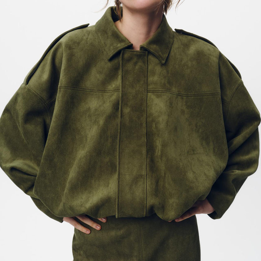 Brown Bomber Jacket Unisex