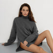 Loose Cashmere Sweater Milky White