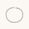 Clara | Elegant 14K Gold Herringbone Chain Bracelet
