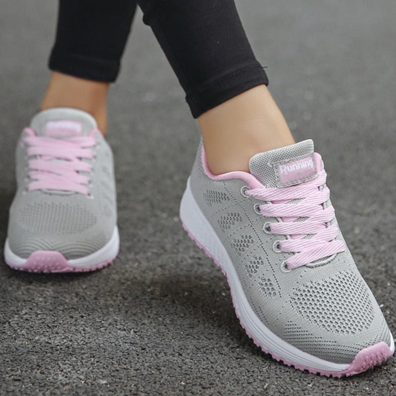 FJØRNA Brielle women's orthopedic walking shoes with supportive design and breathable mesh for comfortable all-day wear.