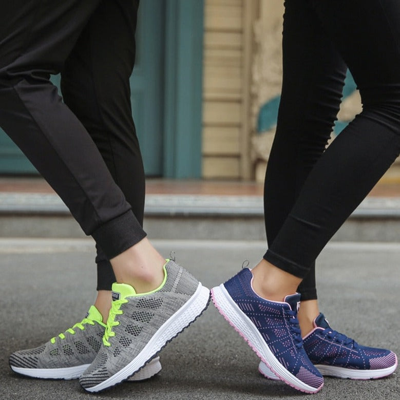 FJØRNA Brielle orthopedic walking shoes for women with supportive sneaker design and cushioned insoles, suitable for comfortable walking.