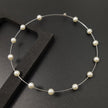 Elegant Large Pearl Hoop Earrings