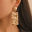 Artistic Long Folded Earrings