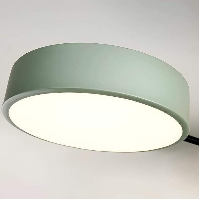 Semi-Flush Modern Halo LED Ceiling Light