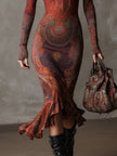 Knit Fishtail Midi Dress | Casual Dress