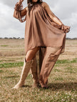 Halter Neckline Sleeveless Asymmetric Women's Maxi Dress