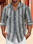 Noah | Men’s Linen Shirt White Size L Premium