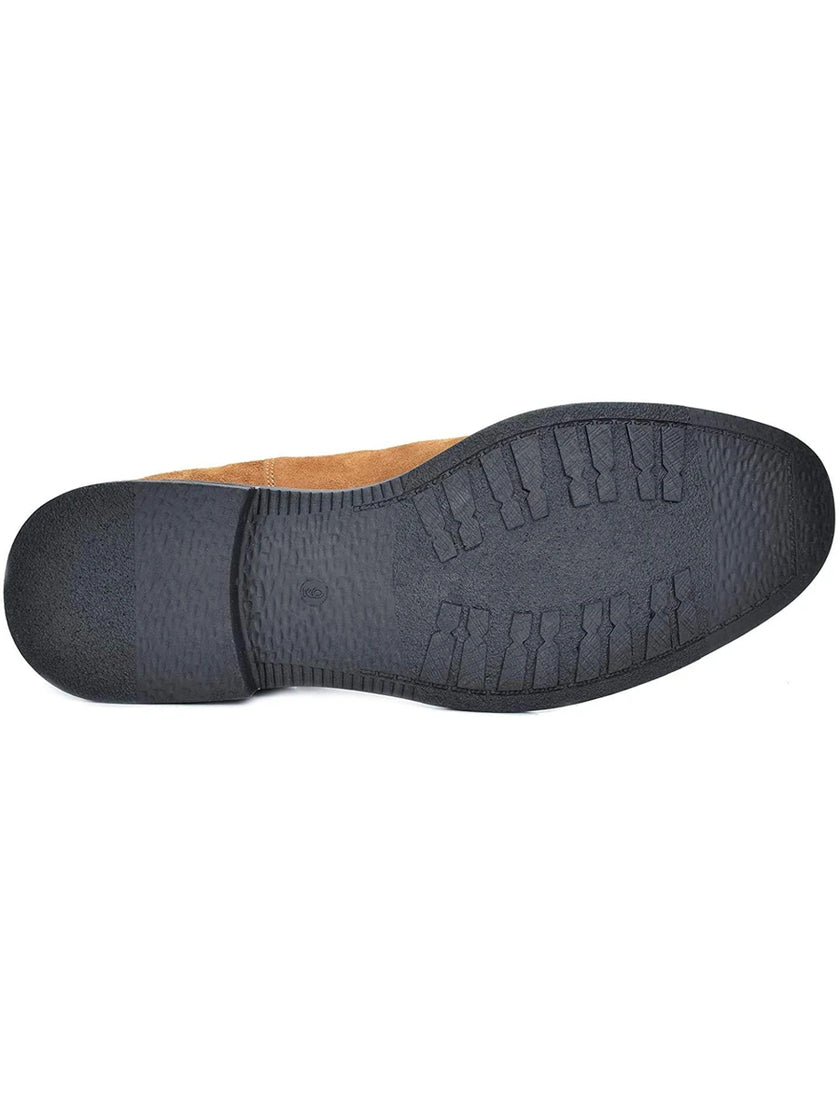 Suede Chelsea Boots Camel - 20