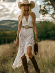 White Lace Maxi Dress | Casual Dress