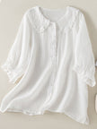 FJØRNA women's summer dress featuring ruffle linen fabric, casual and stylish sleeveless dress for warm weather.
