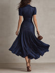Satin Bodycon Midi Dress | Evening Dress