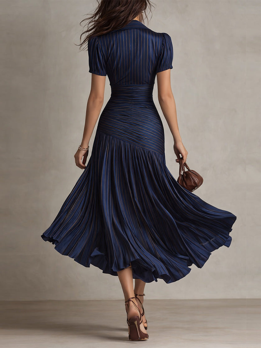 Satin Bodycon Midi Dress | Evening Dress