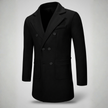 Double-Breasted Wool Overcoat