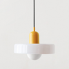 Colorful Glass Pendant Lamp with Adjustable Suspension