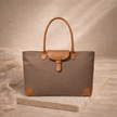 FJØRNA women's tote bag made of durable fabric, featuring a spacious interior and stylish design for school or everyday use.