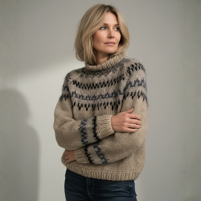 Cozy Turtleneck Sweater Wool