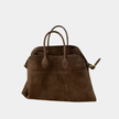 Vegan Suede Handbag Spacious