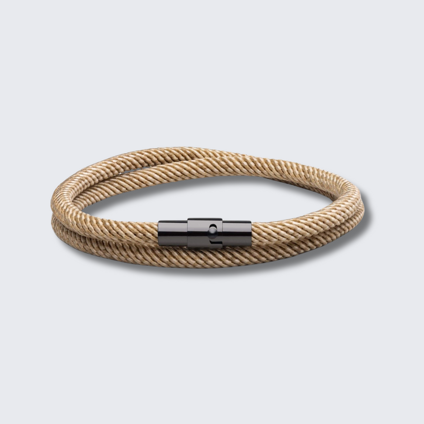 Ara - Milan Magnetic Rope Bracelet – Brown Edition