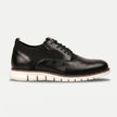 FJØRNA men's leather lace-up dress shoes with polished finish and classic design, perfect for formal occasions.