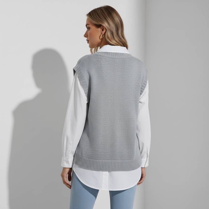 Ava – sweater vest women - Stylish Knit | Sweater Vest