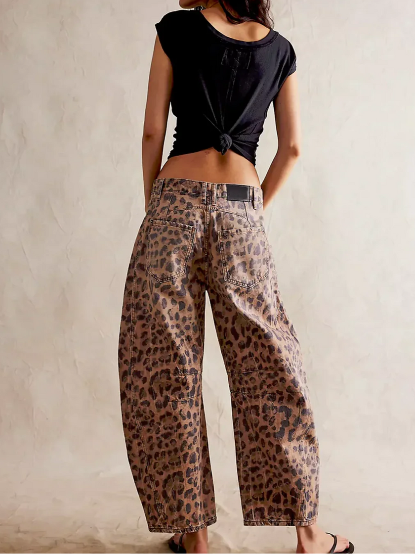 Everly Barrel-Leg Denims