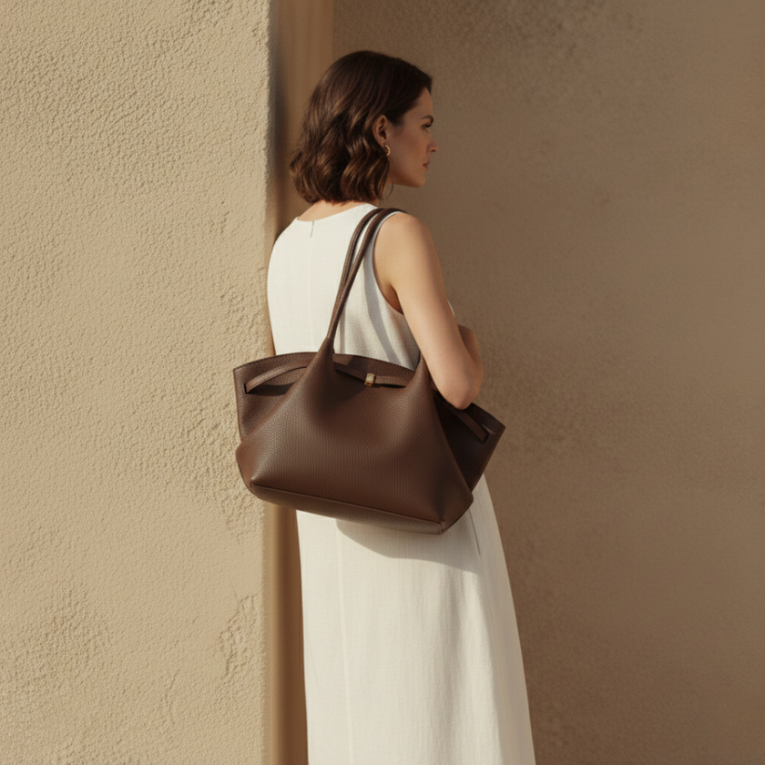 FJØRNA large women's travel tote bag, stylish and spacious bag with sturdy handles, ideal for travel and daily use