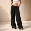 FJØRNA women's lounge trousers with drawstring, relaxed fit, soft fabric, ideal for comfortable casual wear.