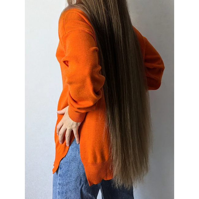 Ava – turtleneck top Women’s Cozy Oversized Jumper 2