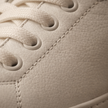 FJØRNA men's leather trainers shoes featuring sleek black design, lace-up closure, and durable sole for casual wear.
