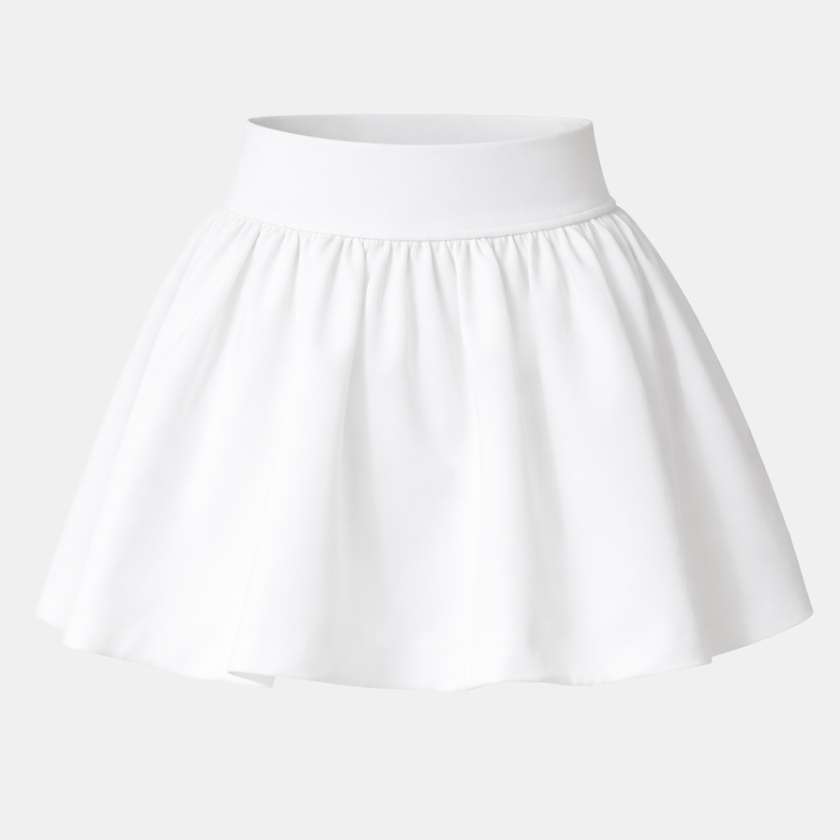 FJØRNA women's high waist tennis skort, athletic pants with built-in shorts and a sleek design for active sportswear.