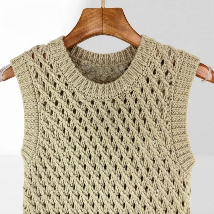 Ava – Sweater Vest Women - Cozy Knit | V Neck Style 3