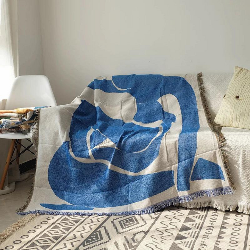 Artistic Woven Throw Blanket