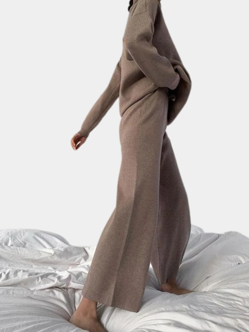 Casual Cotton Set Splicing