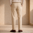 Men’s smart casual trousers by FJØRNA, tailored fit stretch pants with modern style and comfortable fit, suitable for office or casual wear.