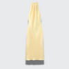 Isabella - Sunny Straps Satin Butter Yellow Dress