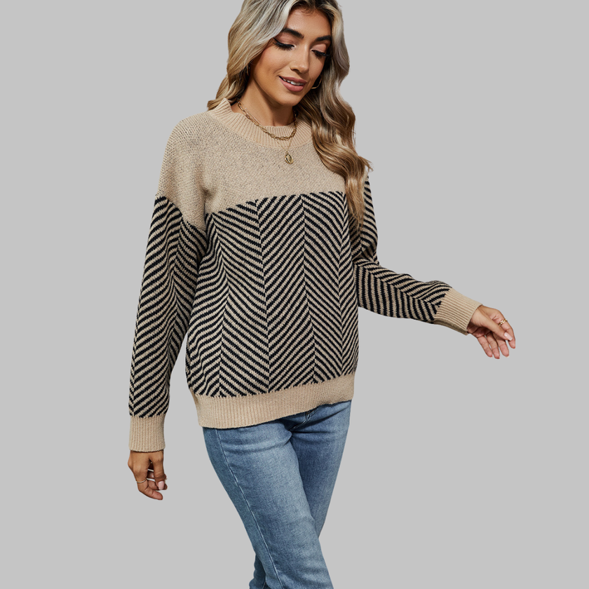 Striped Pullover Sweater