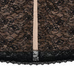 FJØRNA women's lace backless dress set with fishtail silhouette and mesh overlay, elegant evening dress with intricate lace details.