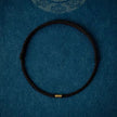 Emily - Stones 925 Sterling Silver Lucky Golden Bead Braided String Bracelet Anklet