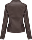 Mia – Women’s Leather Jacket Stylish Biker | Classic Moto Coat 31