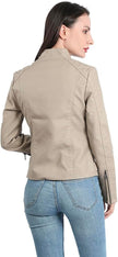 Mia – Women’s Leather Jacket Stylish Biker | Classic Moto Coat 18